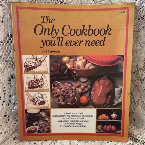 Kitchen Vintage The Only Cookbook Youll Ever Need Poshmark